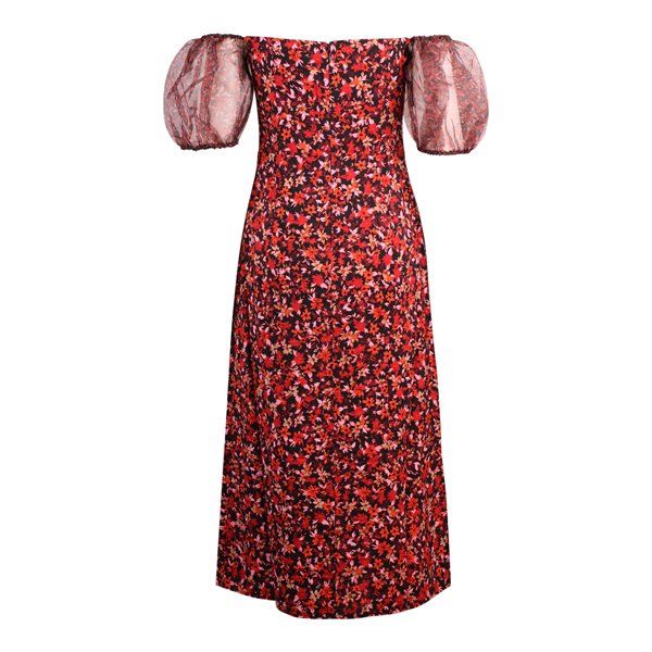 Womens French Connection Blackout Clara Flavia Puff Sleeve Dress - Image 3