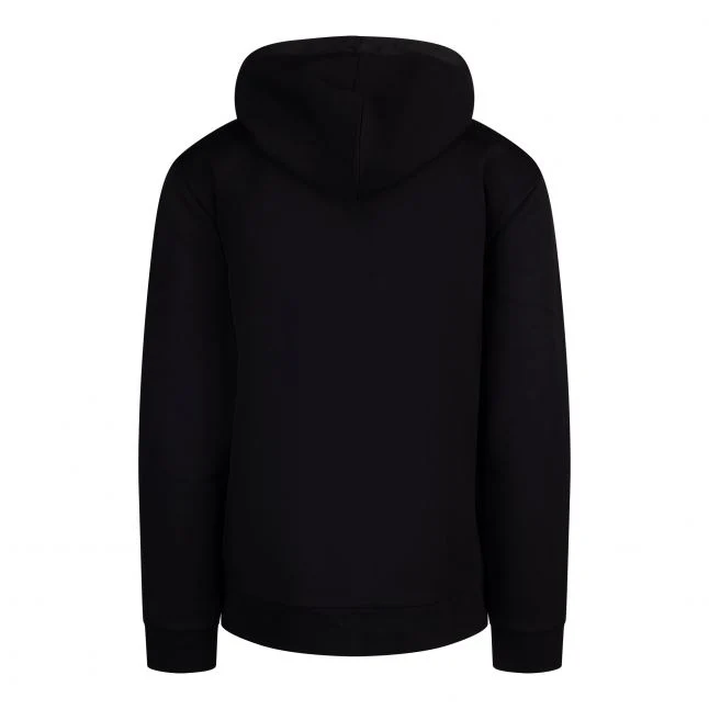 Mens HUGO Black Daratschi 214 Patch Hoodie - Image 2