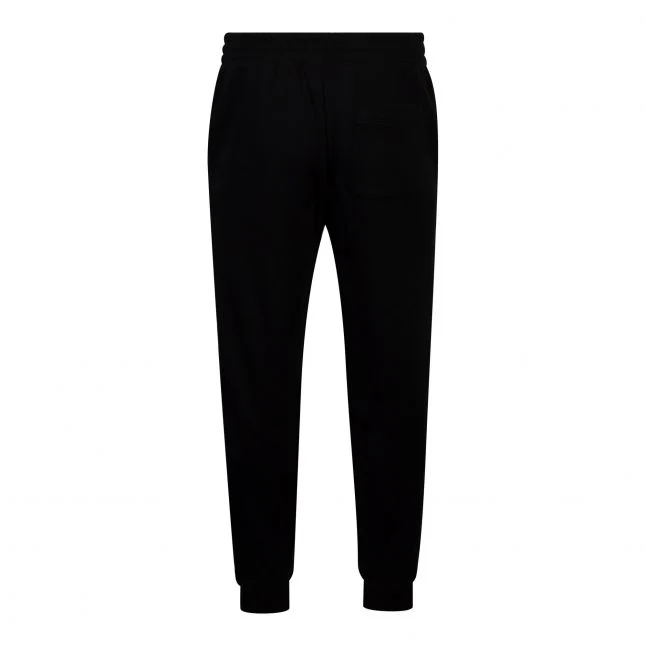 Mens HUGO Black Doak 212 Patch Sweat Pants - Image 3