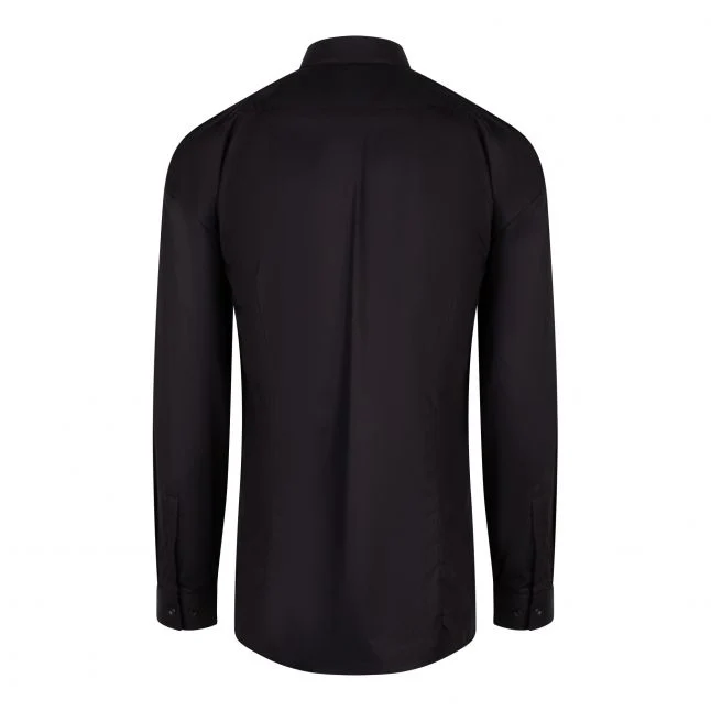Mens Black Erriko Extra Slim L/s Shirt - Image 2