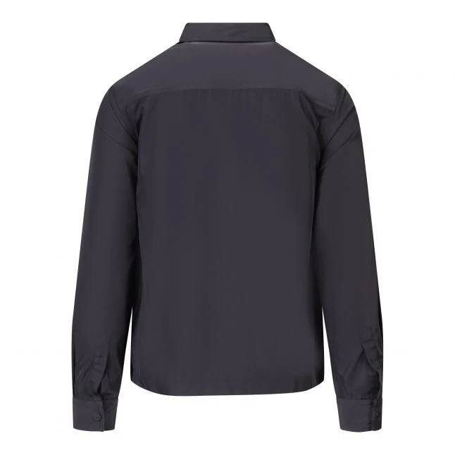 Mens Black Evalom Zip Overshirt - Image 3