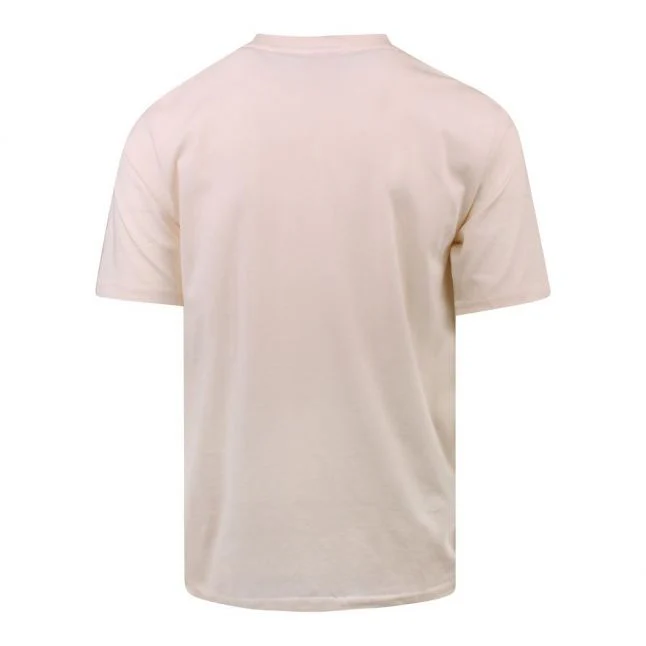 Mens HUGO Natural Dulive222 S/s T Shirt - Image 3