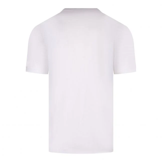 Mens HUGO White Diragolino 212 Patch S/s T Shirt - Image 3