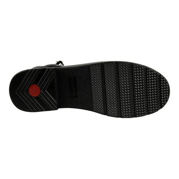 Womens Hunter Black Refined Chelsea Quilt Gloss - Image 3