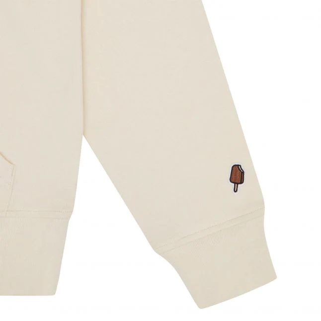 Mens ICECREAM Ecru Soft Serve Hoodie - Image 3