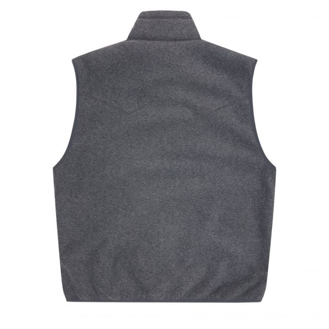 Mens ICECREAM Grey Fleece Vest Gilet - Image 3