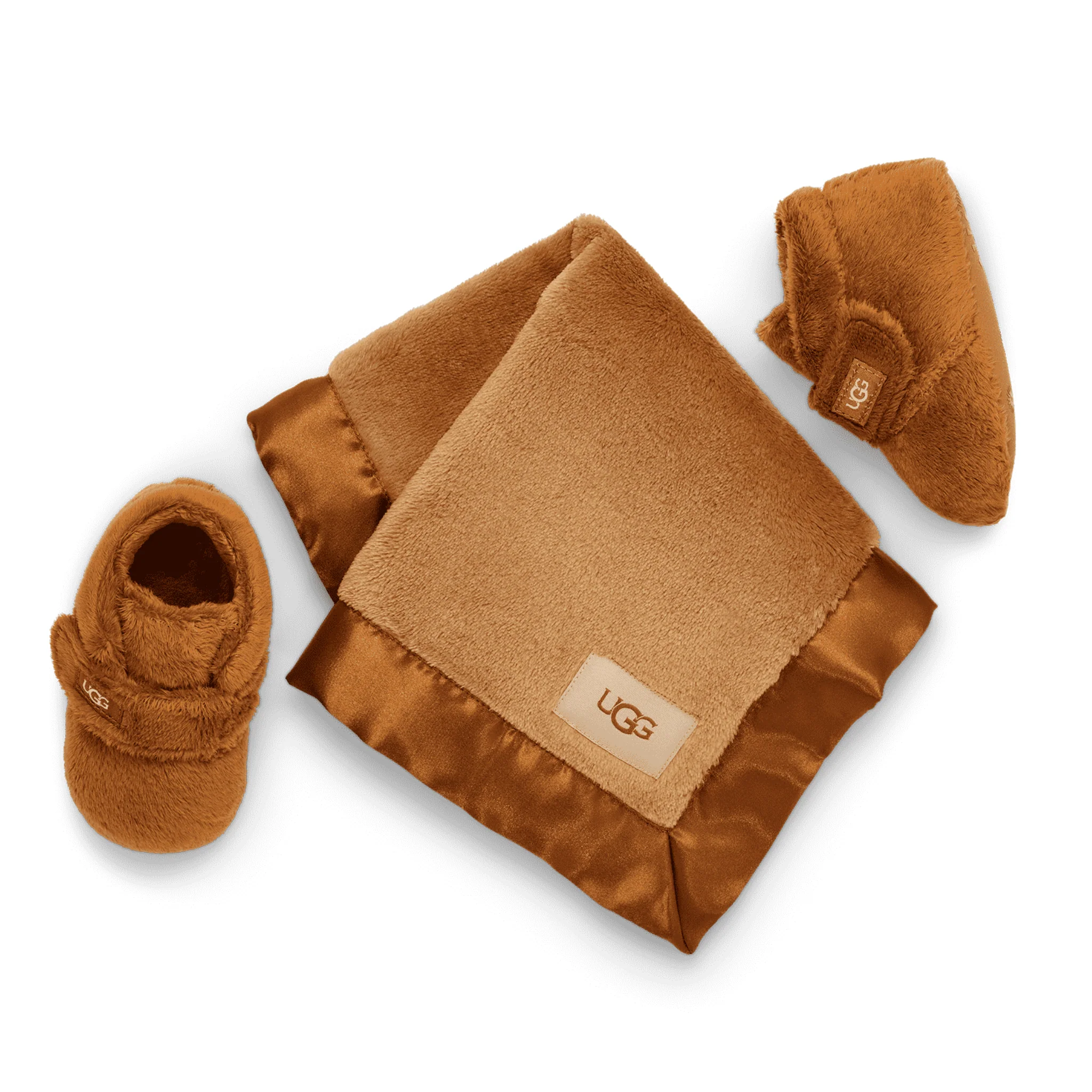 Infant UGG Chestnut Bixbee and Lovey Set - Image 2