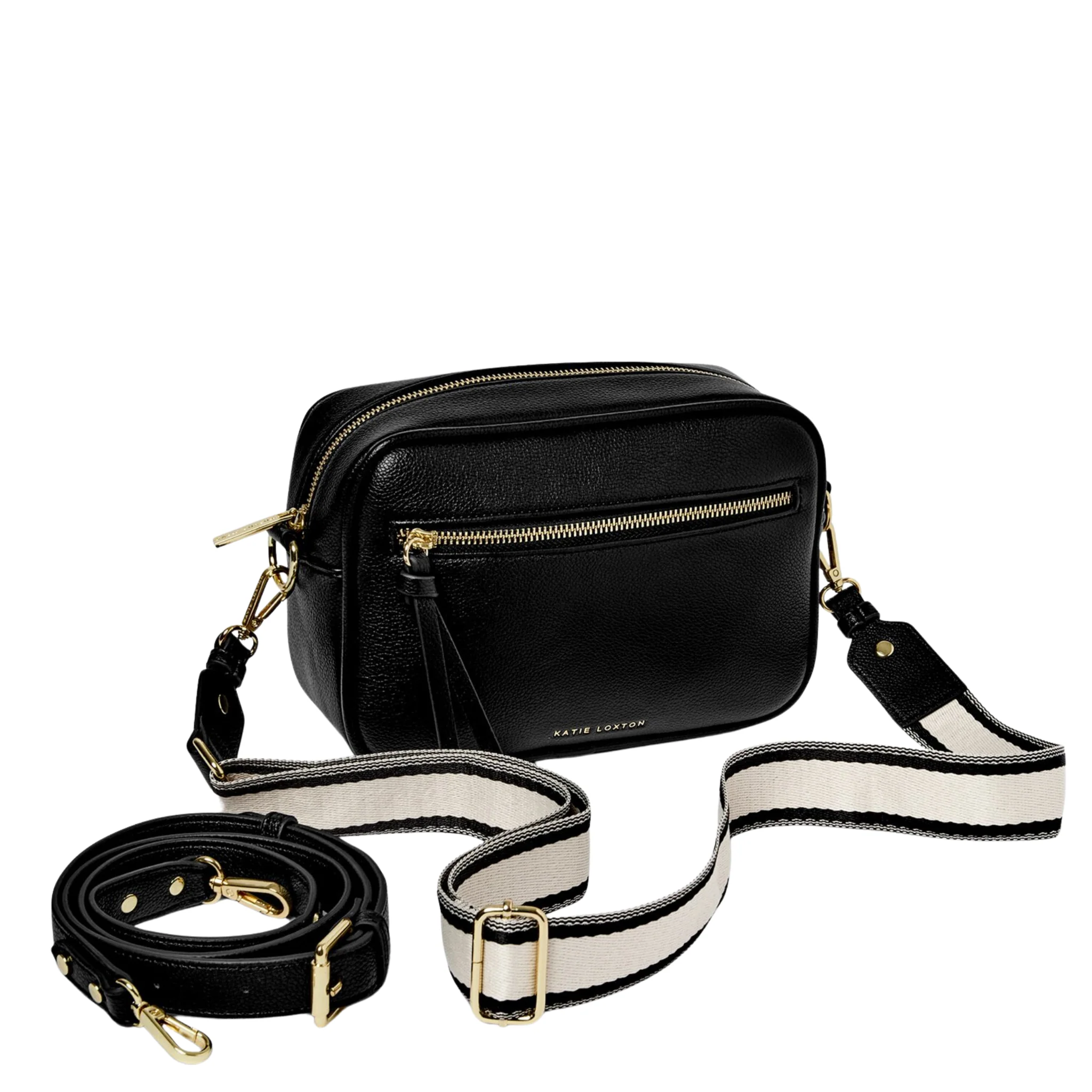 Womens Katie Loxton Black Hallie Crossbody Bag - Image 2