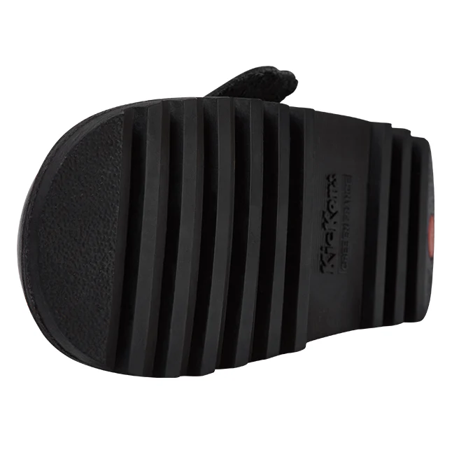 Infant Kickers Black Kick Lo Twin Strap Velcro Shoe (5-12) - Image 5