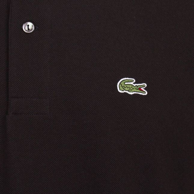 Mens Lacoste Black Classic L.12.12 S/s Polo Shirt - Image 4