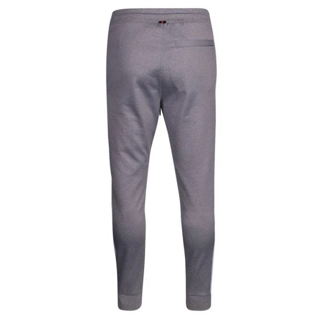 Mens Luke 1977 Light Marl Grey Lashing Colour Block Joggers - Image 4