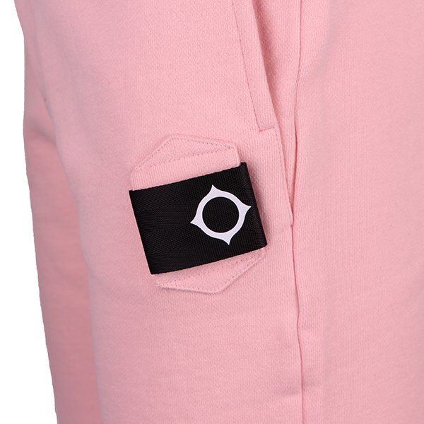 Mens MA.STRUM Mud Pink Core Sweat Shorts - Image 3