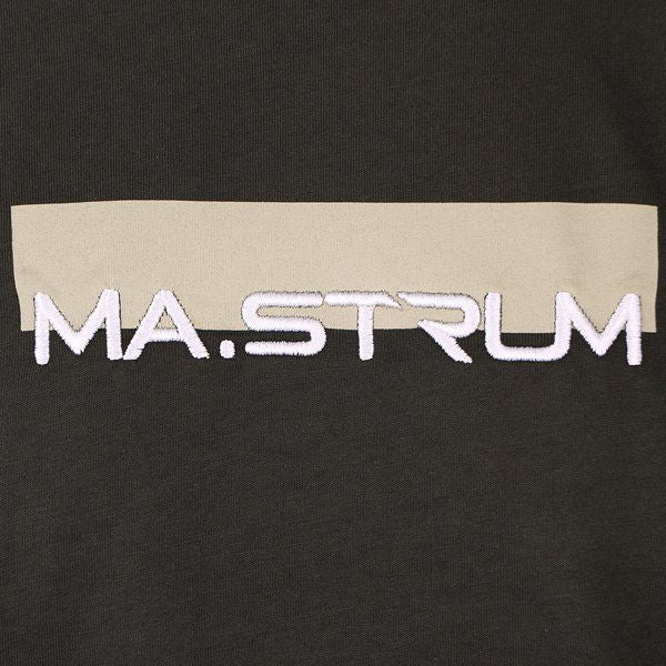 Mens MA.STRUM Oil Slick/Tea Block Print S/s T Shirt - Image 2