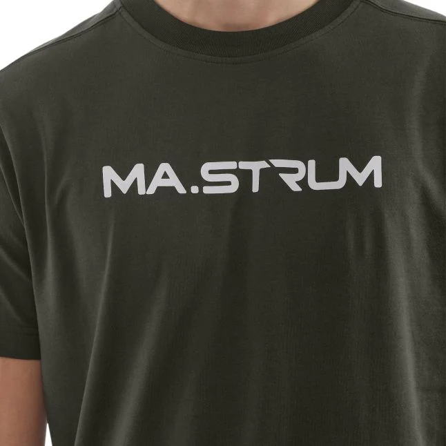 Mens MA.STRUM Oil Slick Chest Print S/s T Shirt - Image 2