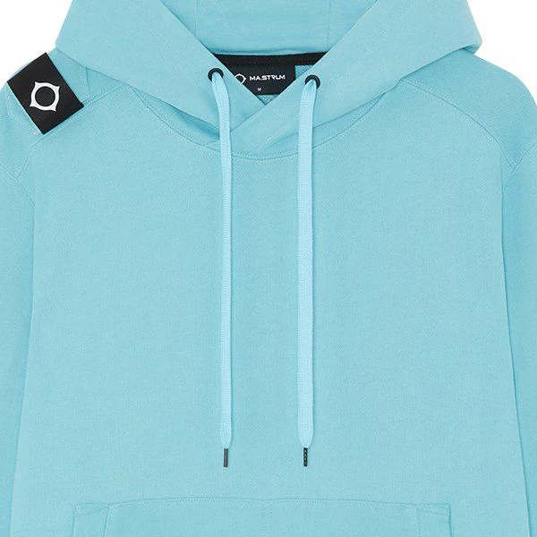 Mens Sea Blue Core Overhead Hoodie - Image 2