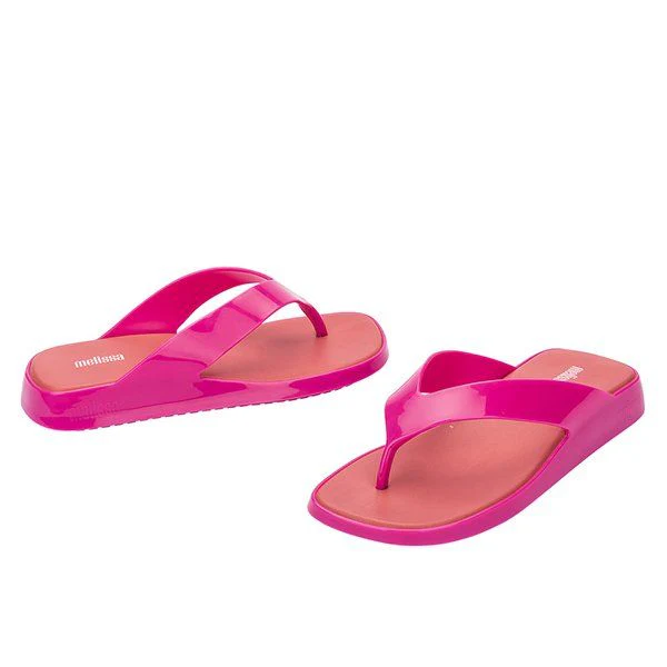 Womens Hot Pink Brave Flip Flops - Image 3