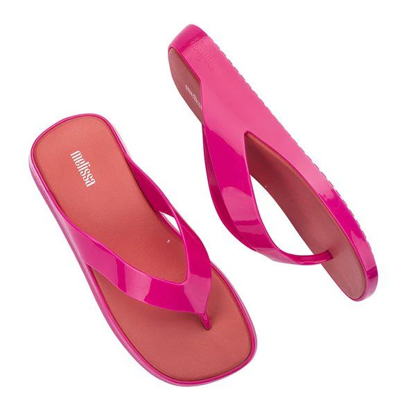 Womens Hot Pink Brave Flip Flops - Image 4
