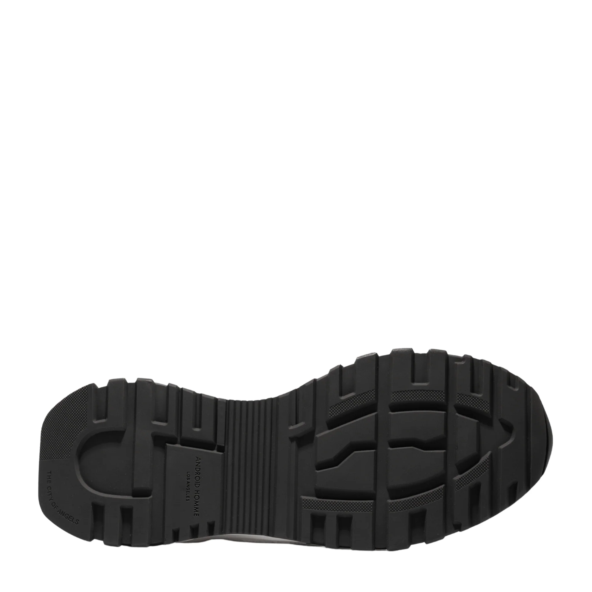 Mens Android Homme Beige Suede White Mesh AH One Trainers - Image 5