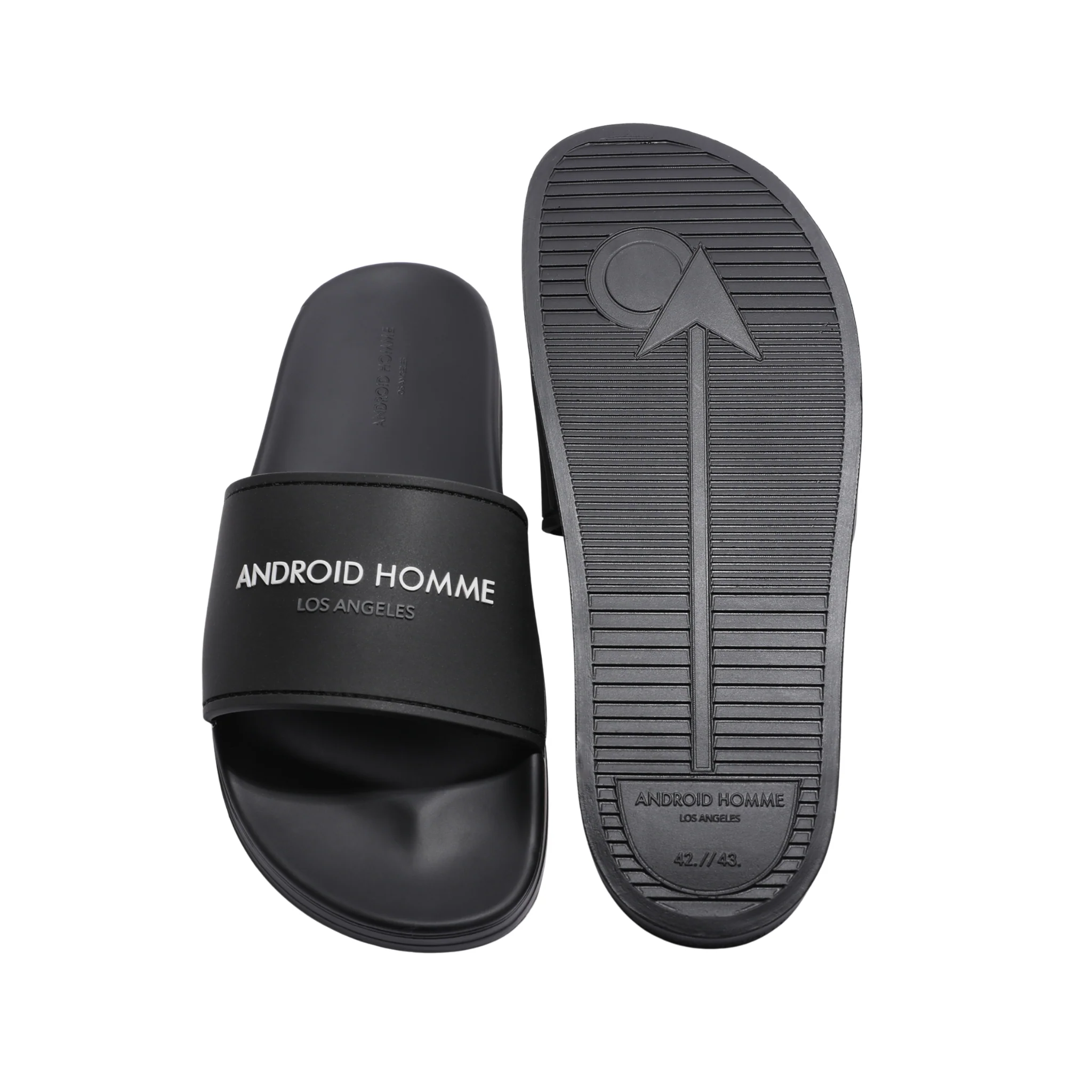 Mens Android Homme Black Laguna Beach Slides - Image 3