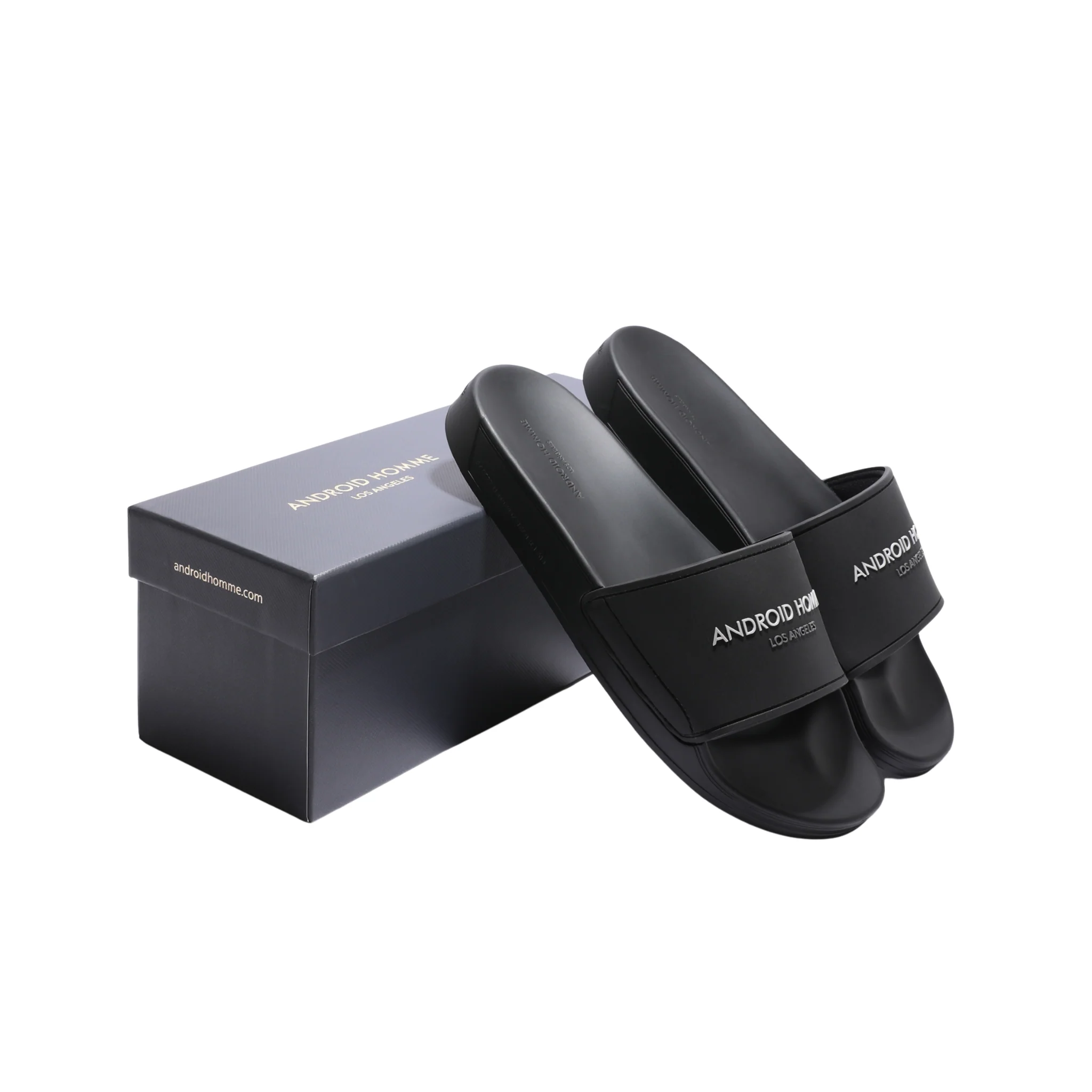 Mens Android Homme Black Laguna Beach Slides - Image 5