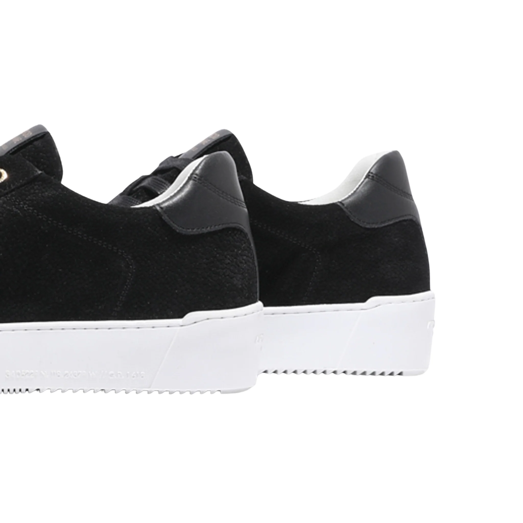 Mens Android Homme Black Zuma Jumbo Stingray Suede Trainers - Image 9
