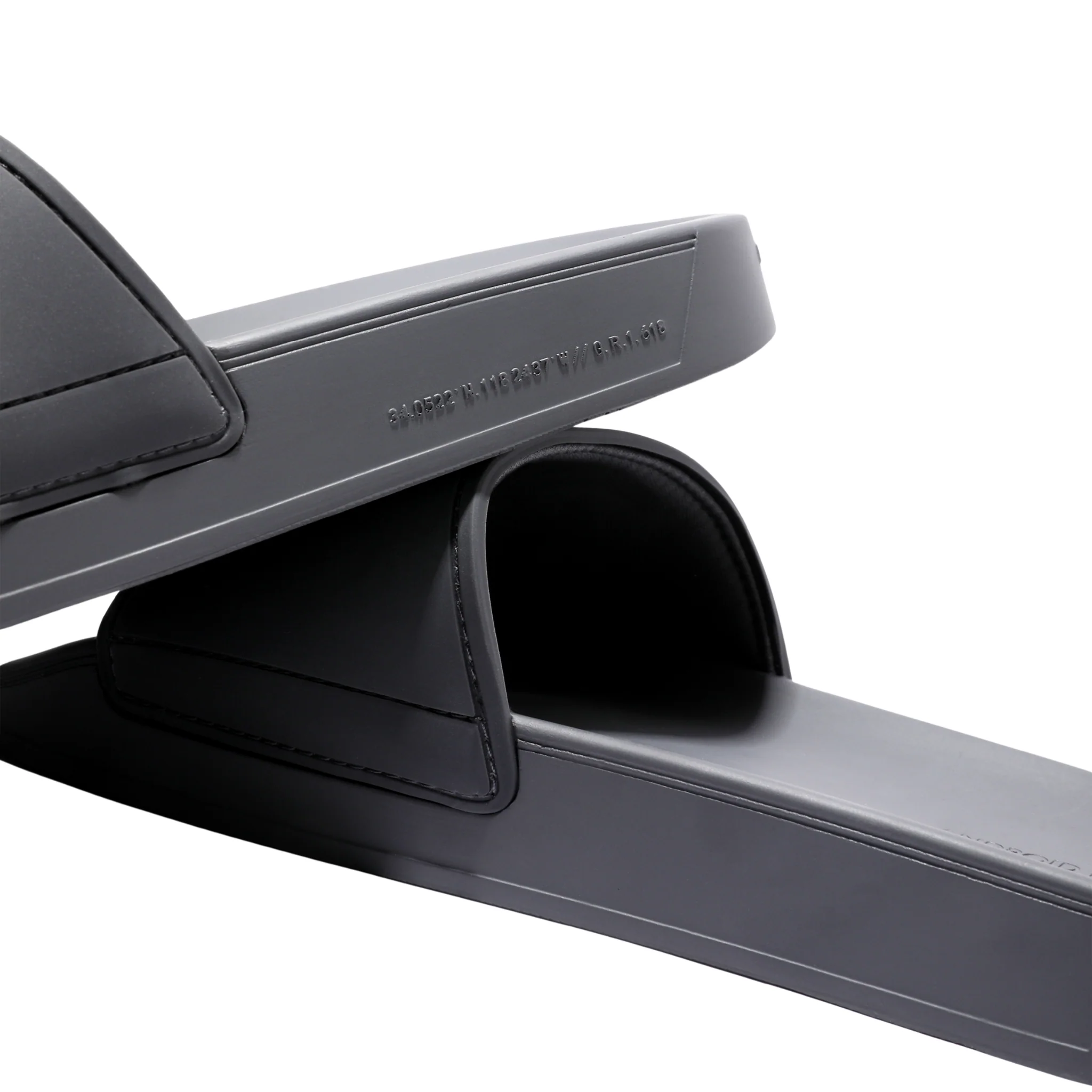 Mens Android Homme Dark Grey Laguna Beach Slides - Image 4