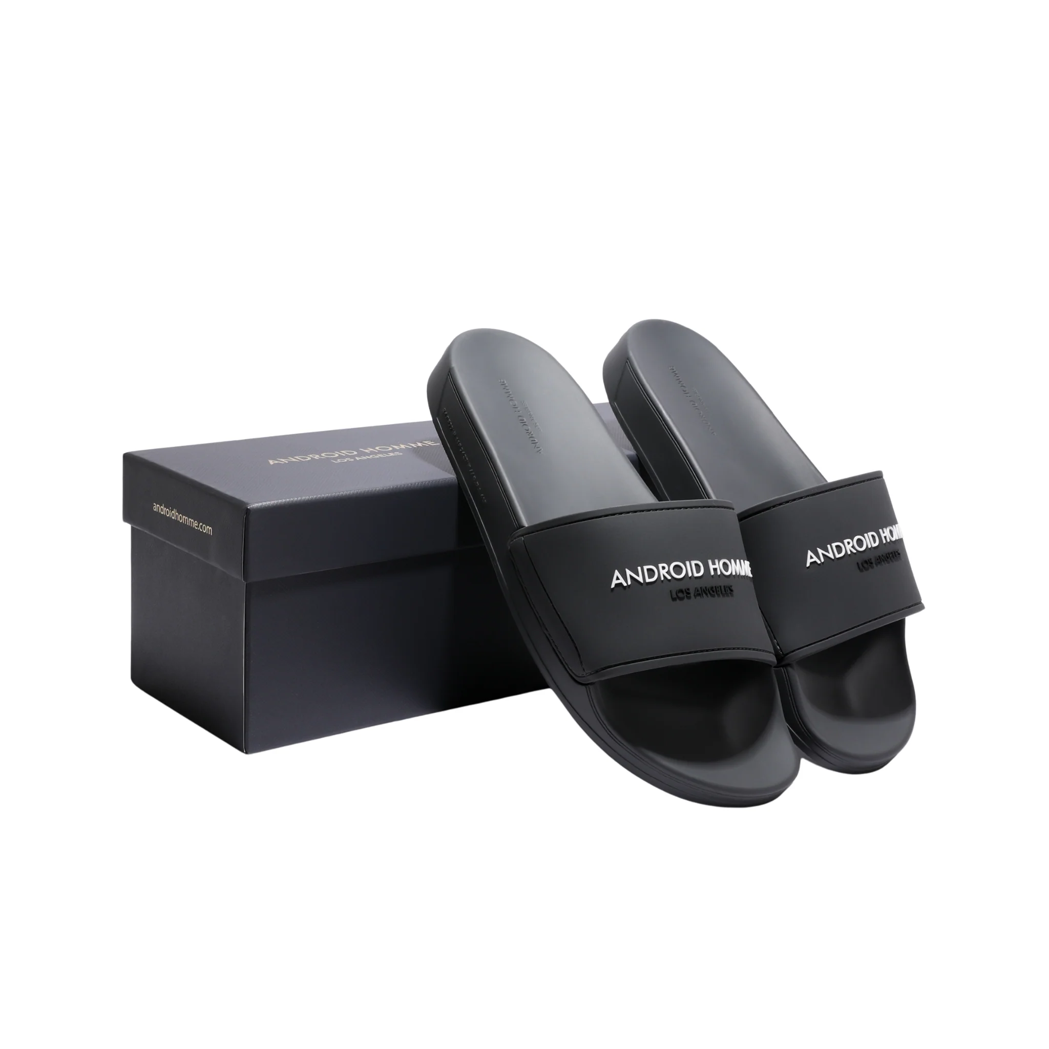 Mens Android Homme Dark Grey Laguna Beach Slides - Image 6