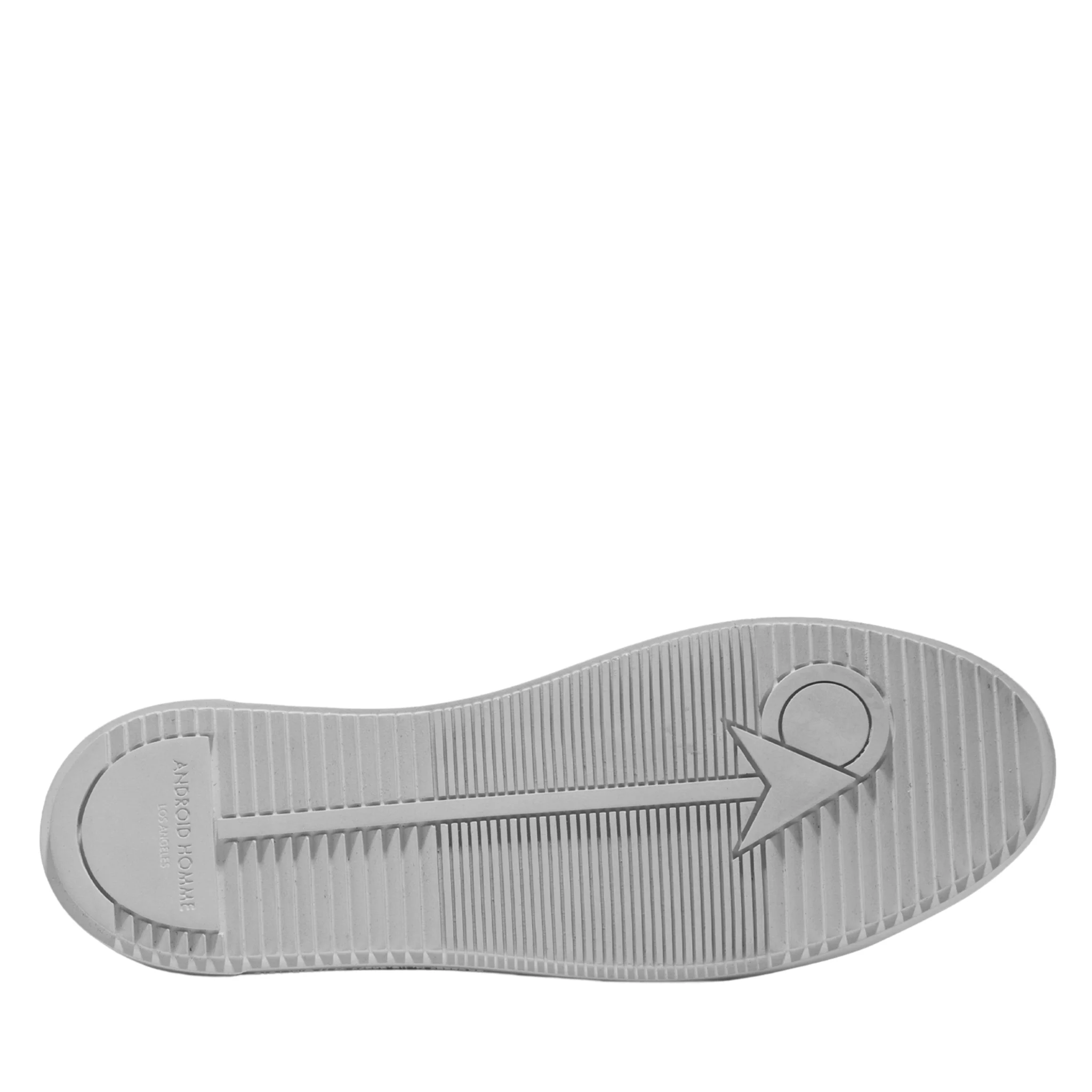 Mens Android Homme Grey Suede Sorrento Hardware Trainers - Image 3