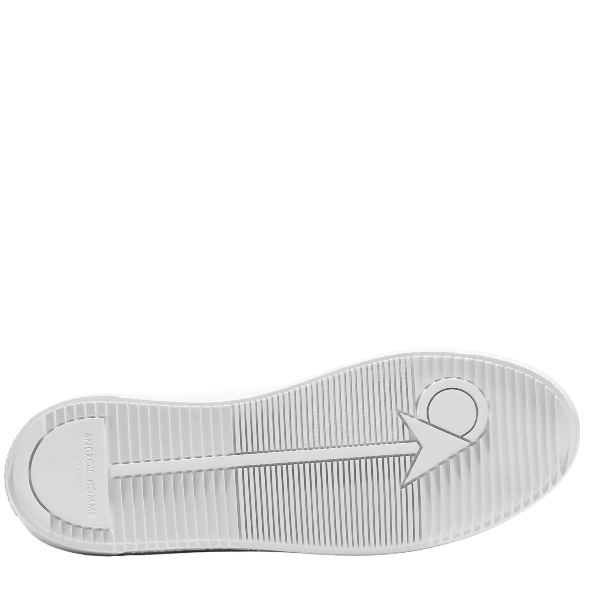 Mens Android Homme Taupe Venice Nubuck/Gold Trainers - Image 6