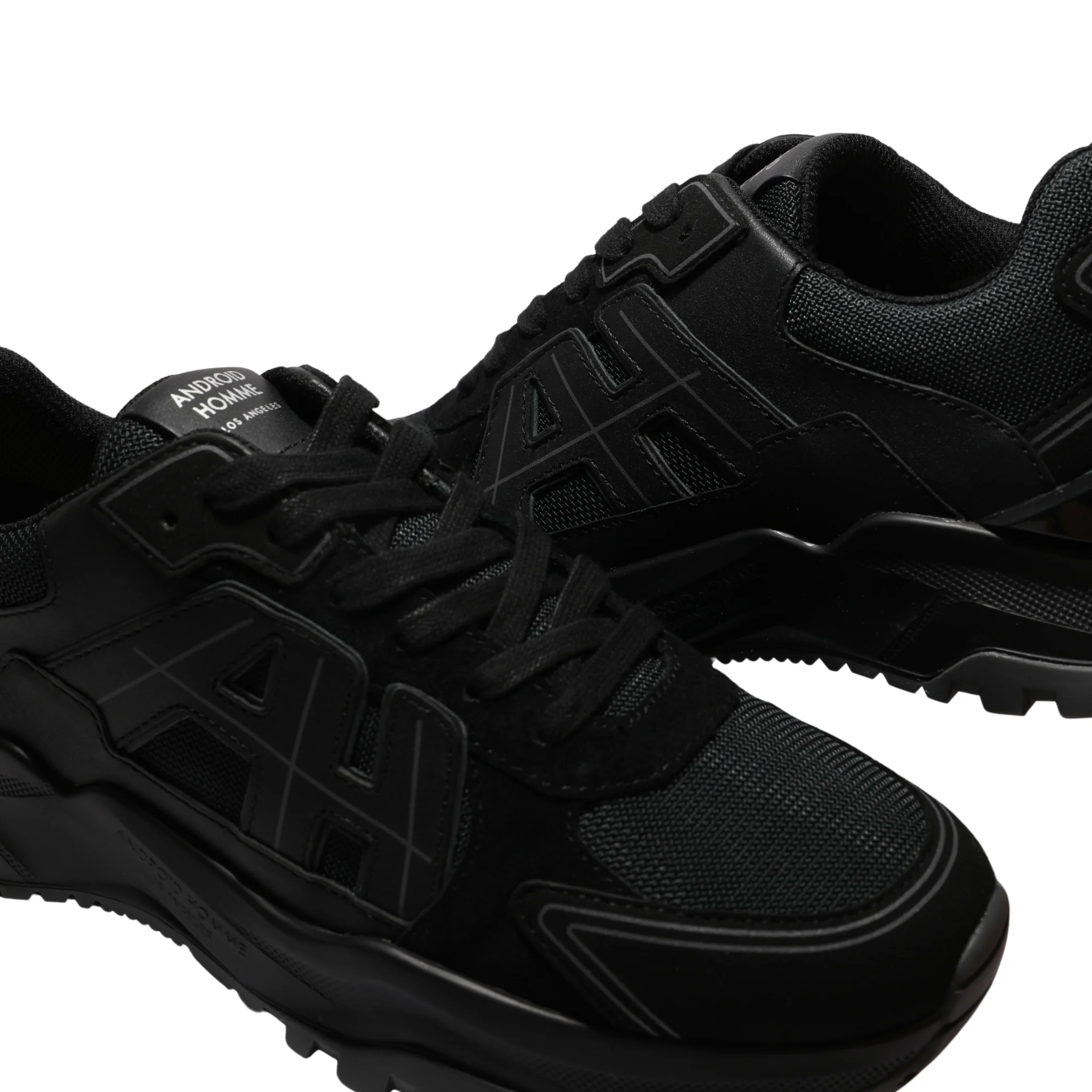 Mens Android Homme Triple Black AH One Trainers - Image 5