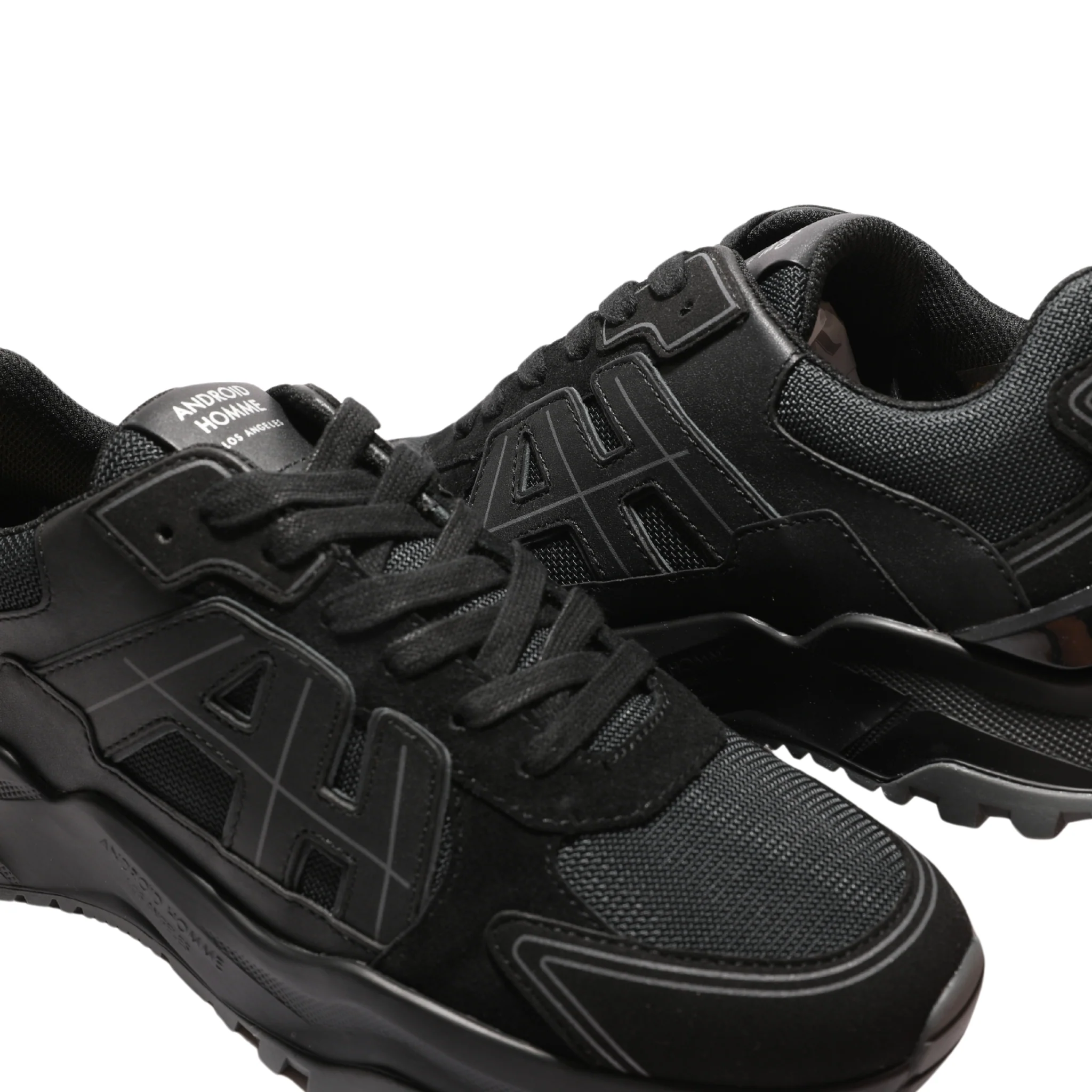 Mens Android Homme Triple Black AH One Trainers - Image 6