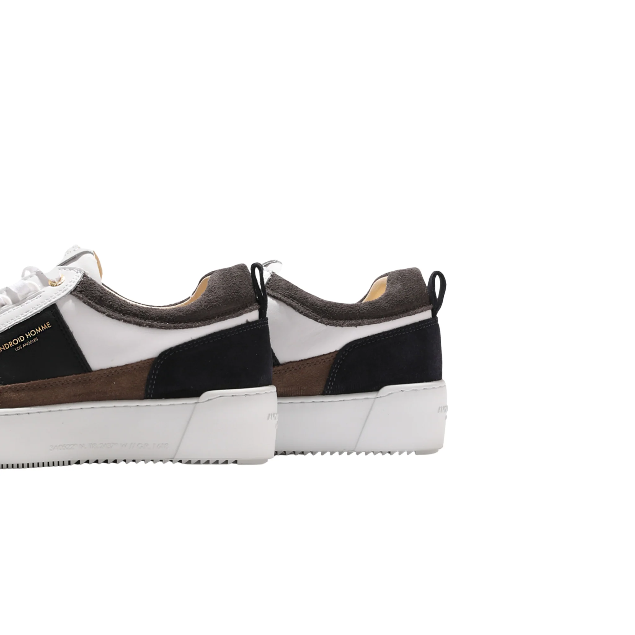 Mens Android Homme White/Navy/Grey/Taupe Point Dume Trainers - Image 6