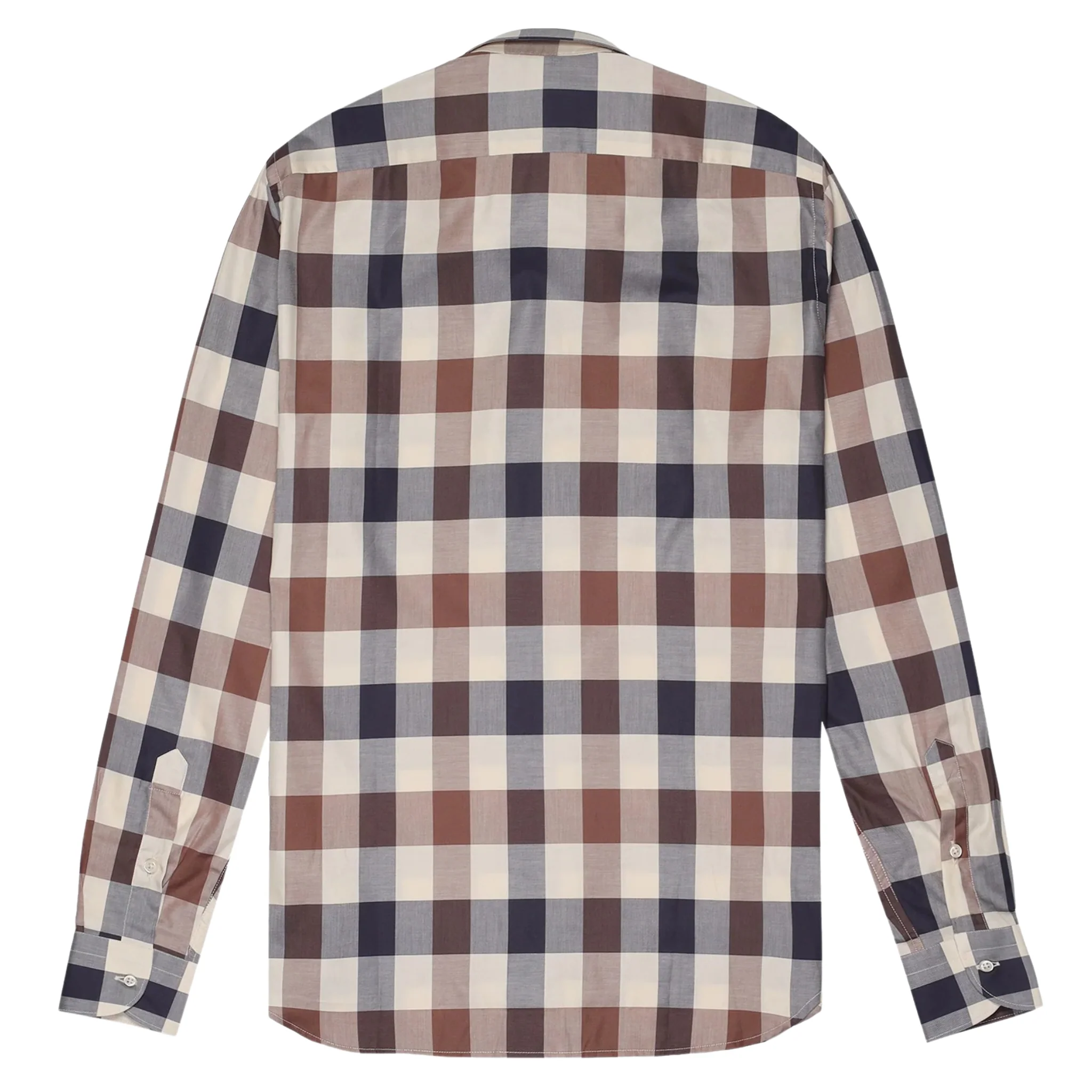 Mens Aquascutum Macro Check Iconic L/s Shirt - Image 2
