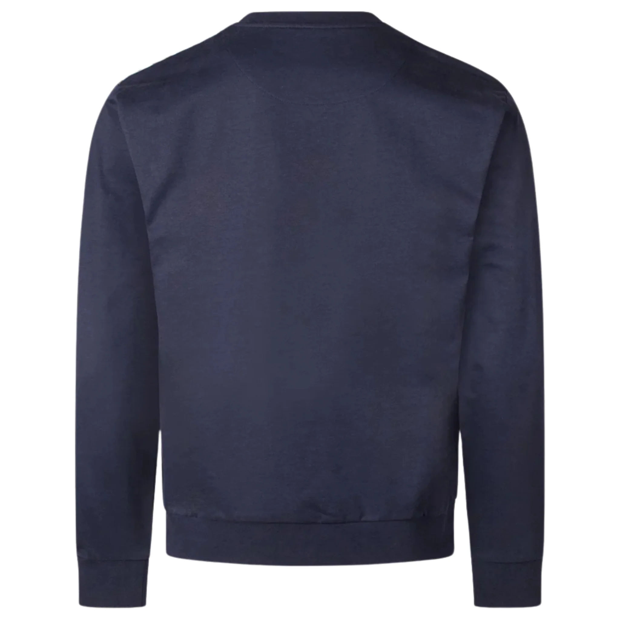 Mens Aquascutum Navy Shoulder Patch Sweatshirt - Image 3