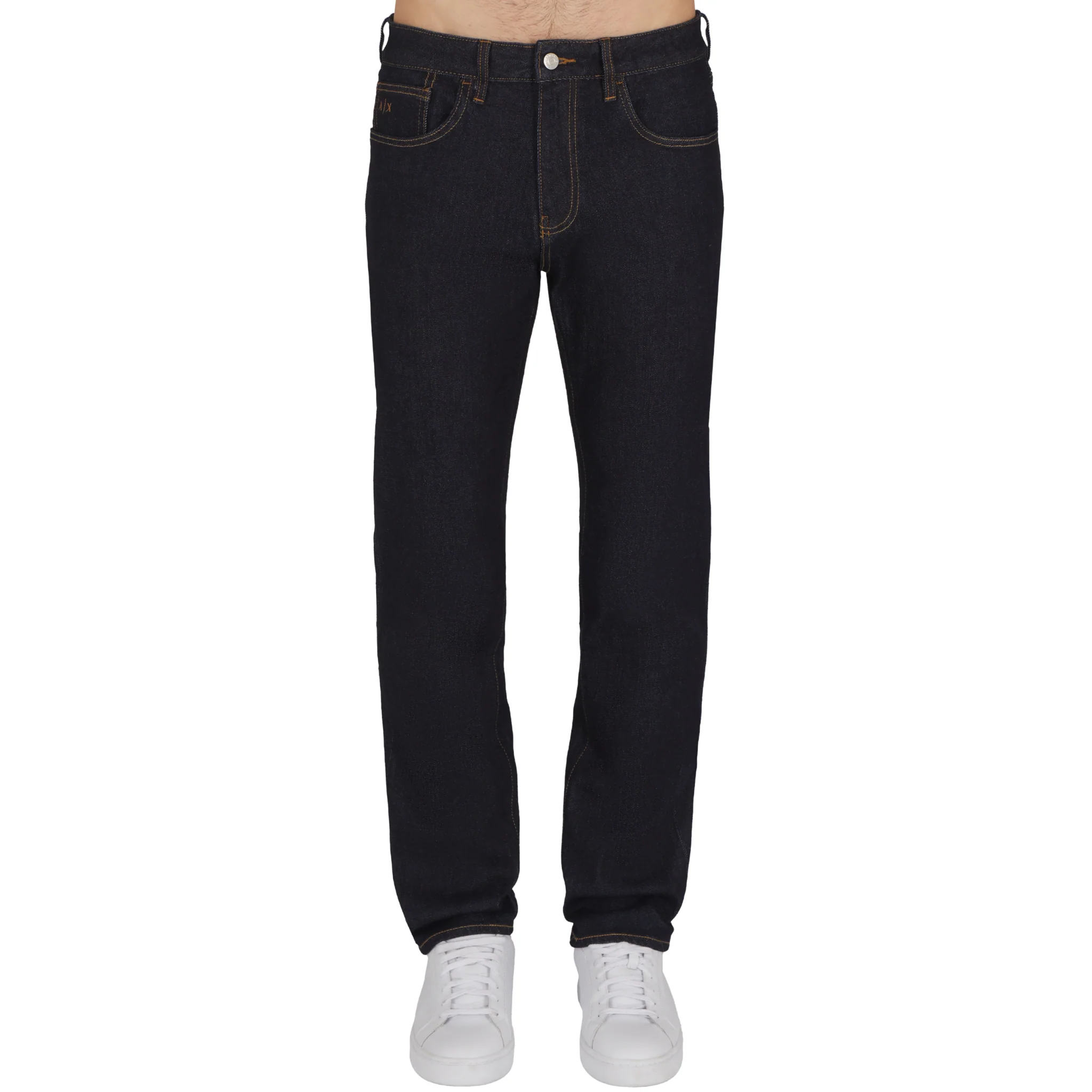 Mens Armani Exchange Dark Blue YS 069 Regular Fit Jeans - Image 2
