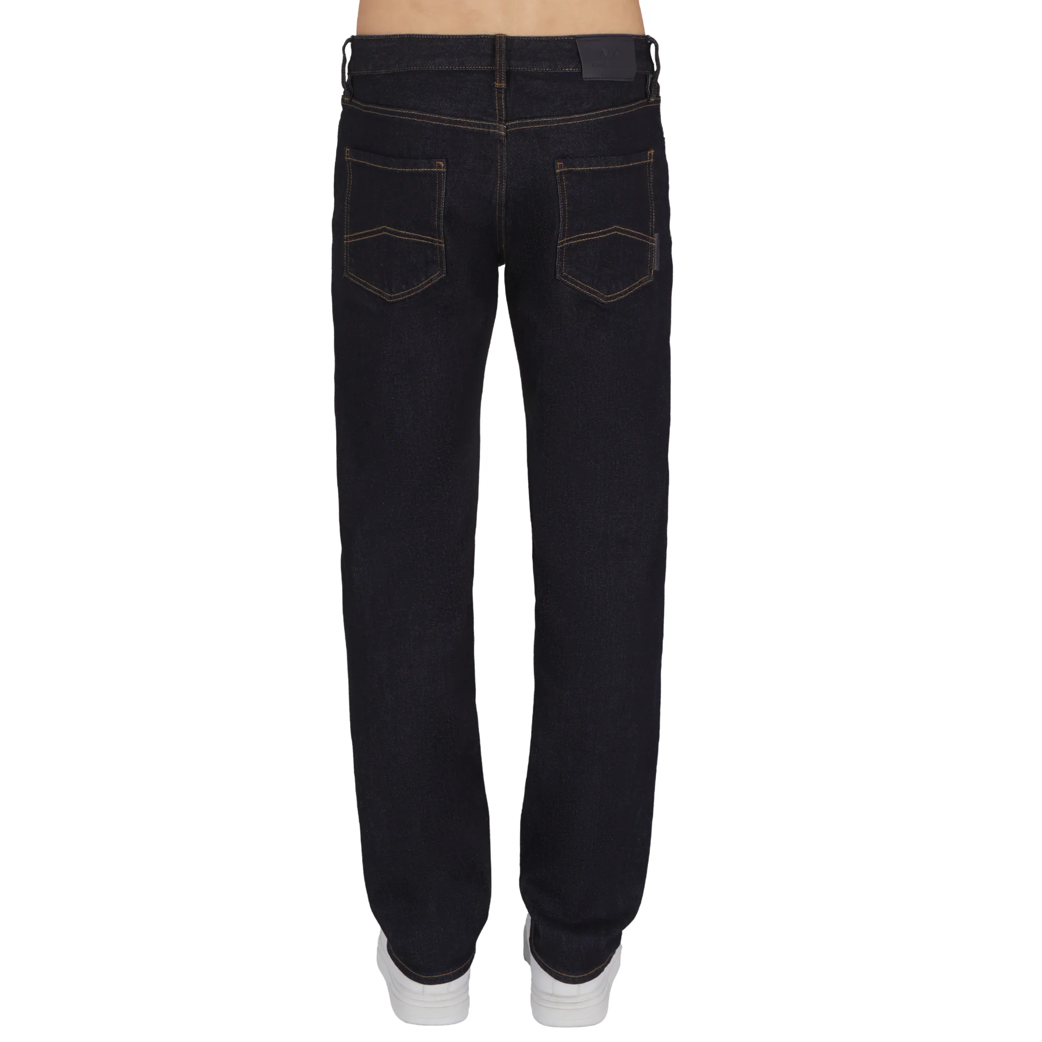 Mens Armani Exchange Dark Blue YS 069 Regular Fit Jeans - Image 4