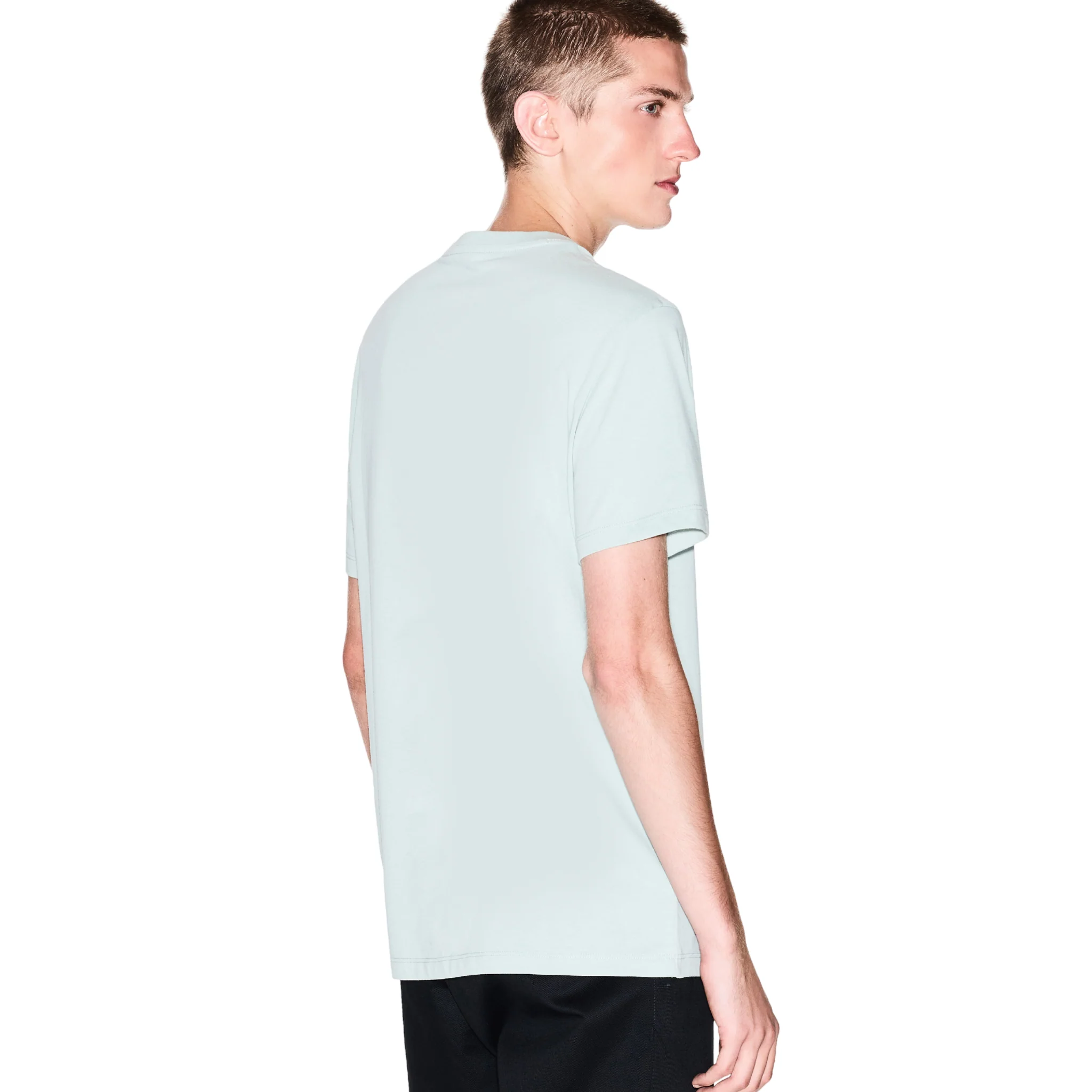 Mens Armani Exchange Mint Core Logo S/s T Shirt - Image 3