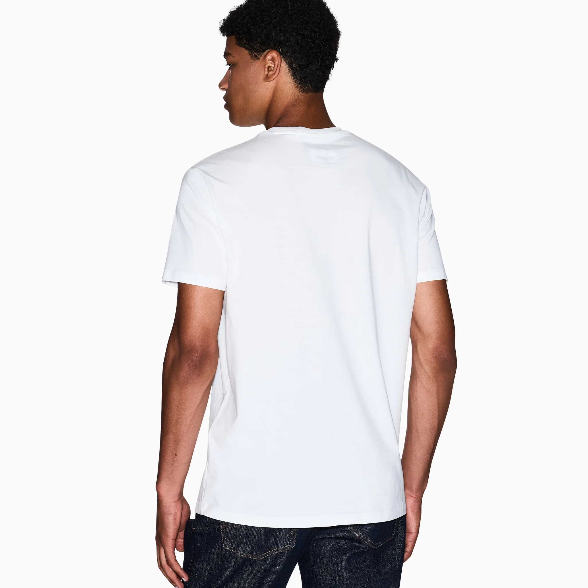 Mens Armani Exchange Off White Icon Project S/s T Shirt - Image 3