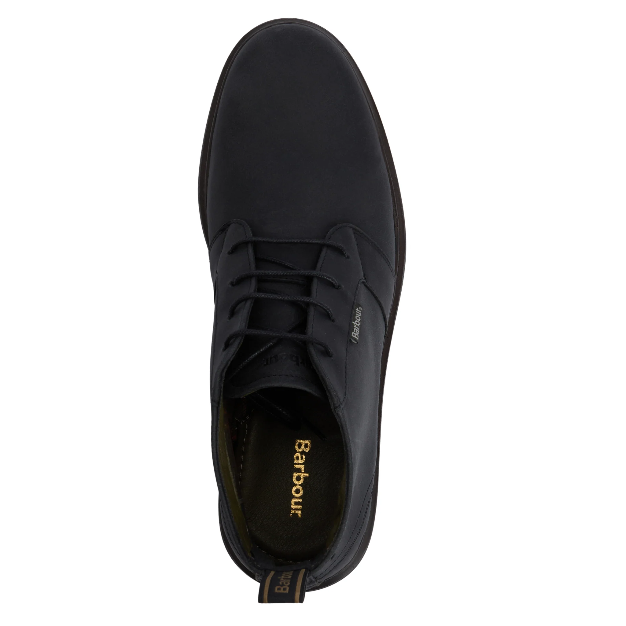Mens Barbour Black Meays Chukka Boots - Image 5