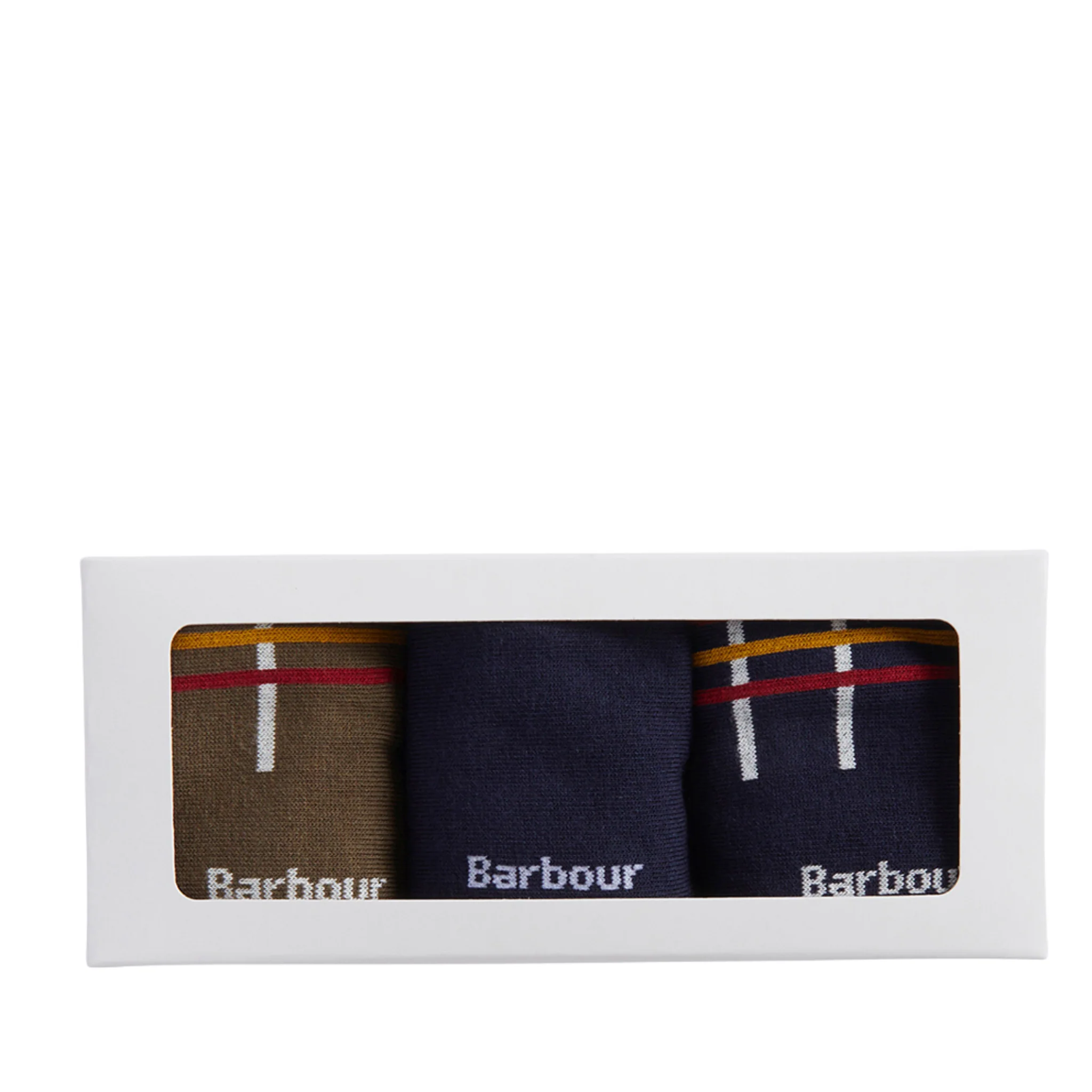 Mens Barbour Classic Tartan Socks Gift Box Set - Image 2