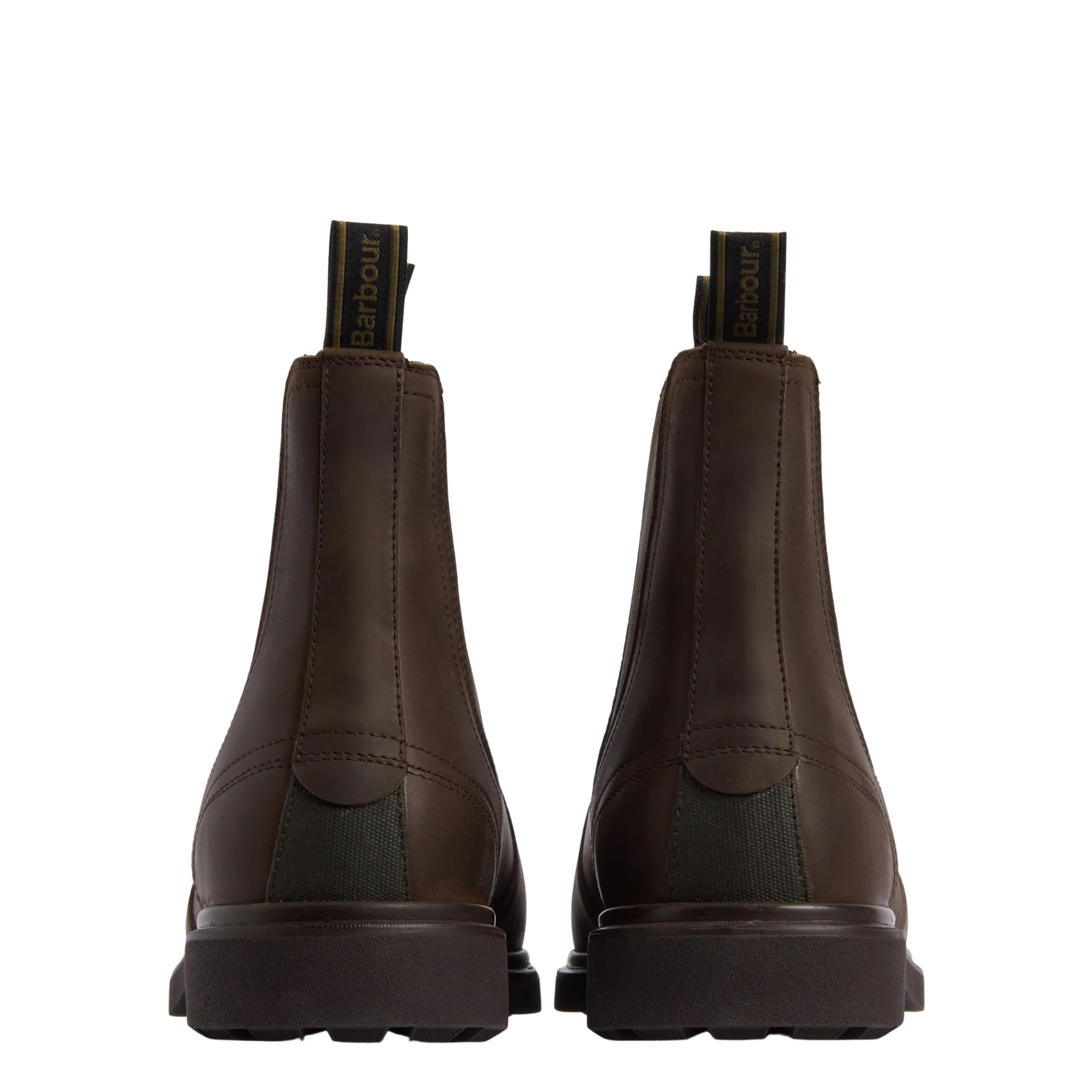 Mens Barbour Dark Brown Hale Chelsea Boots - Image 3