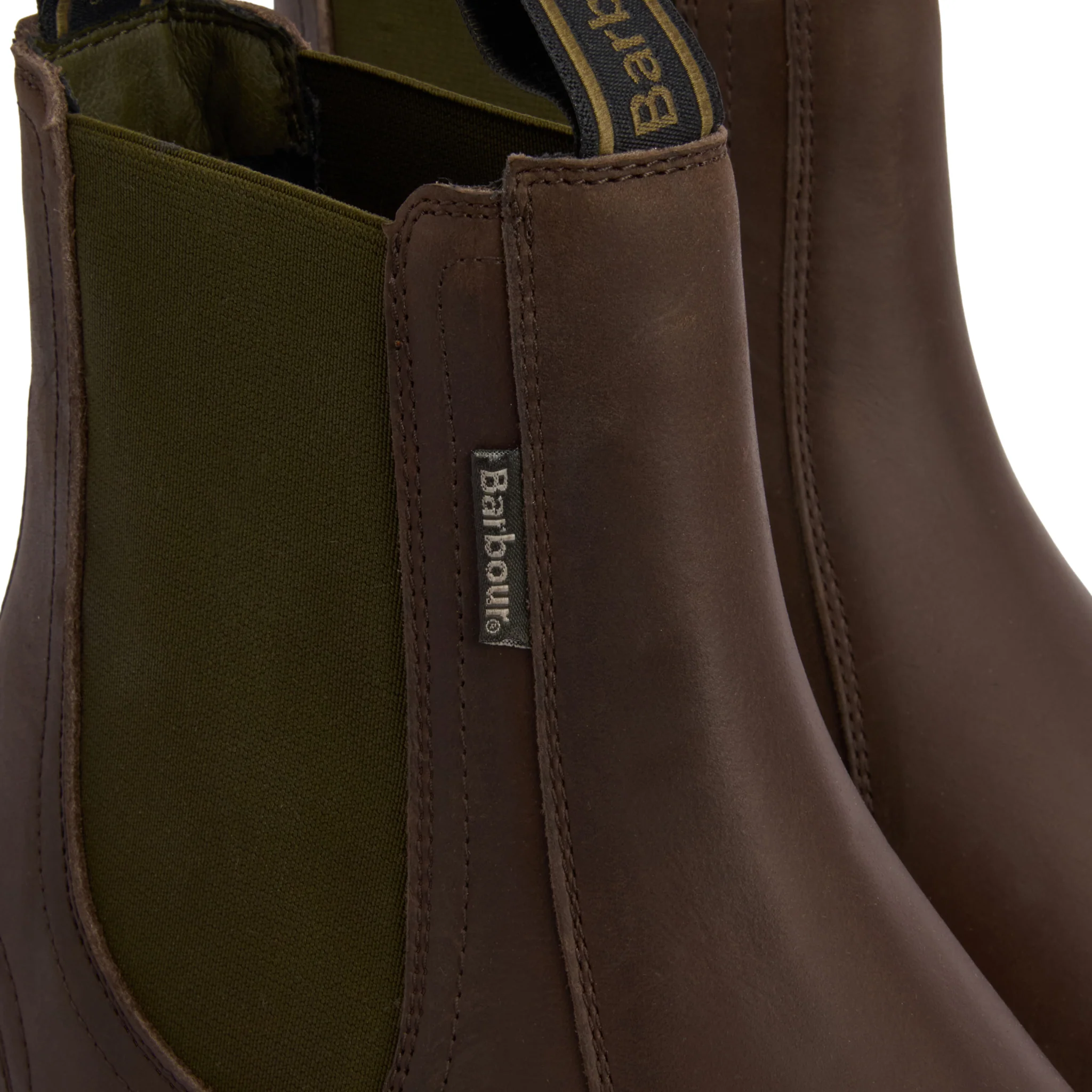 Mens Barbour Dark Brown Hale Chelsea Boots - Image 6