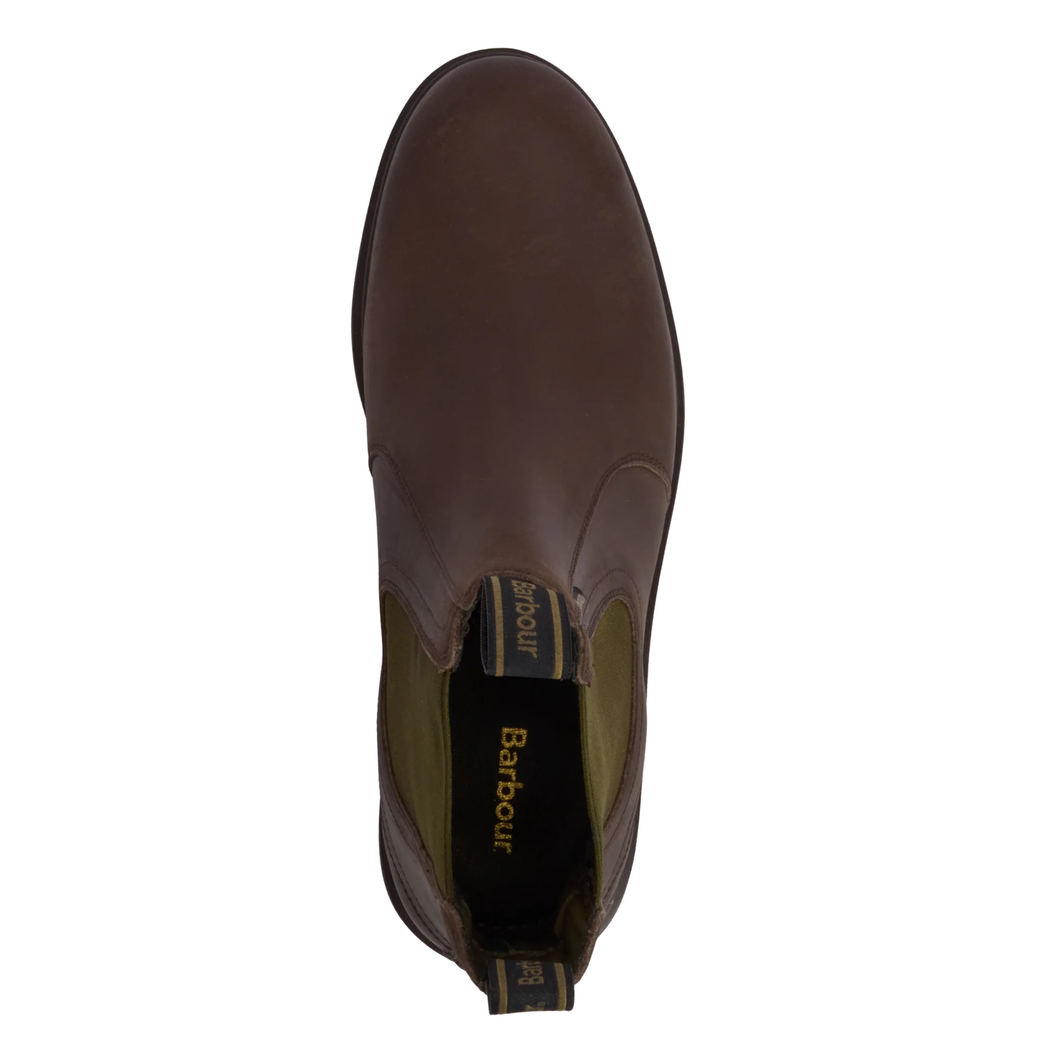 Mens Barbour Dark Brown Hale Chelsea Boots - Image 7