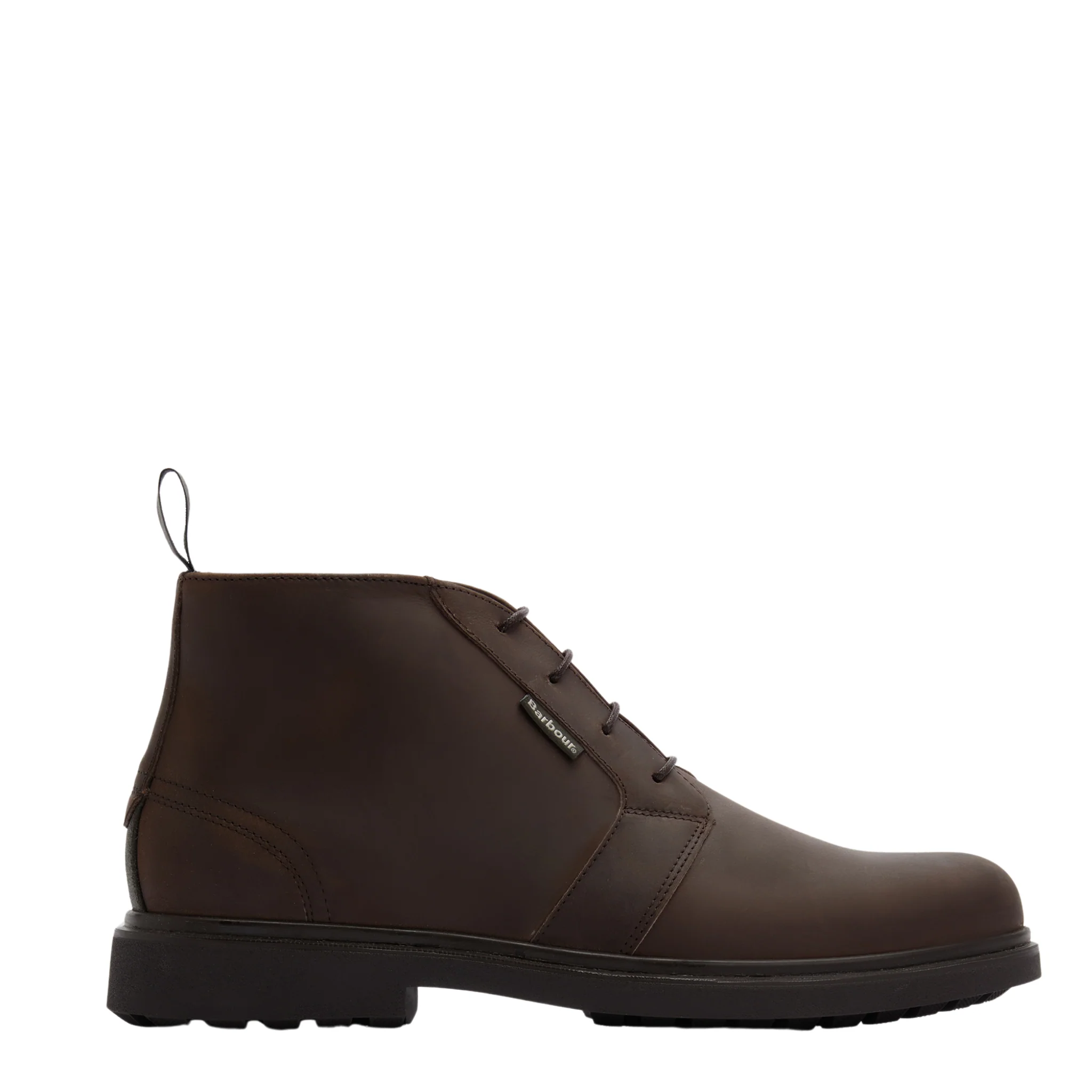 Mens Barbour Dark Brown Meays Chukka Boots - Image 2
