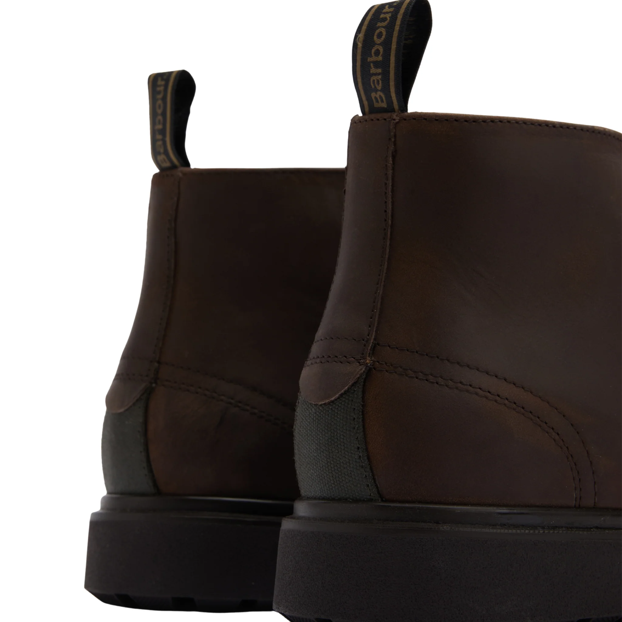 Mens Barbour Dark Brown Meays Chukka Boots - Image 3