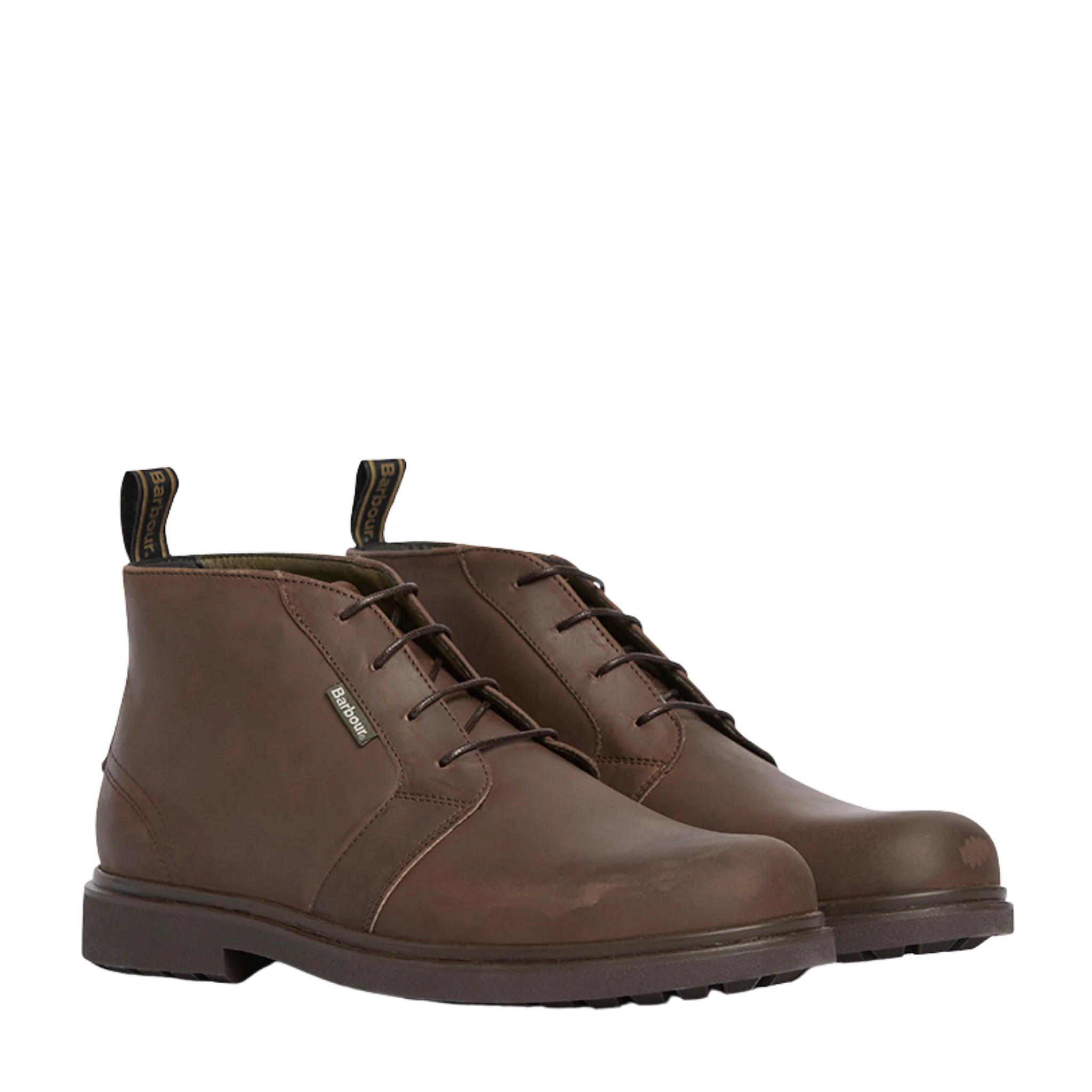 Mens Barbour Dark Brown Meays Chukka Boots - Image 4