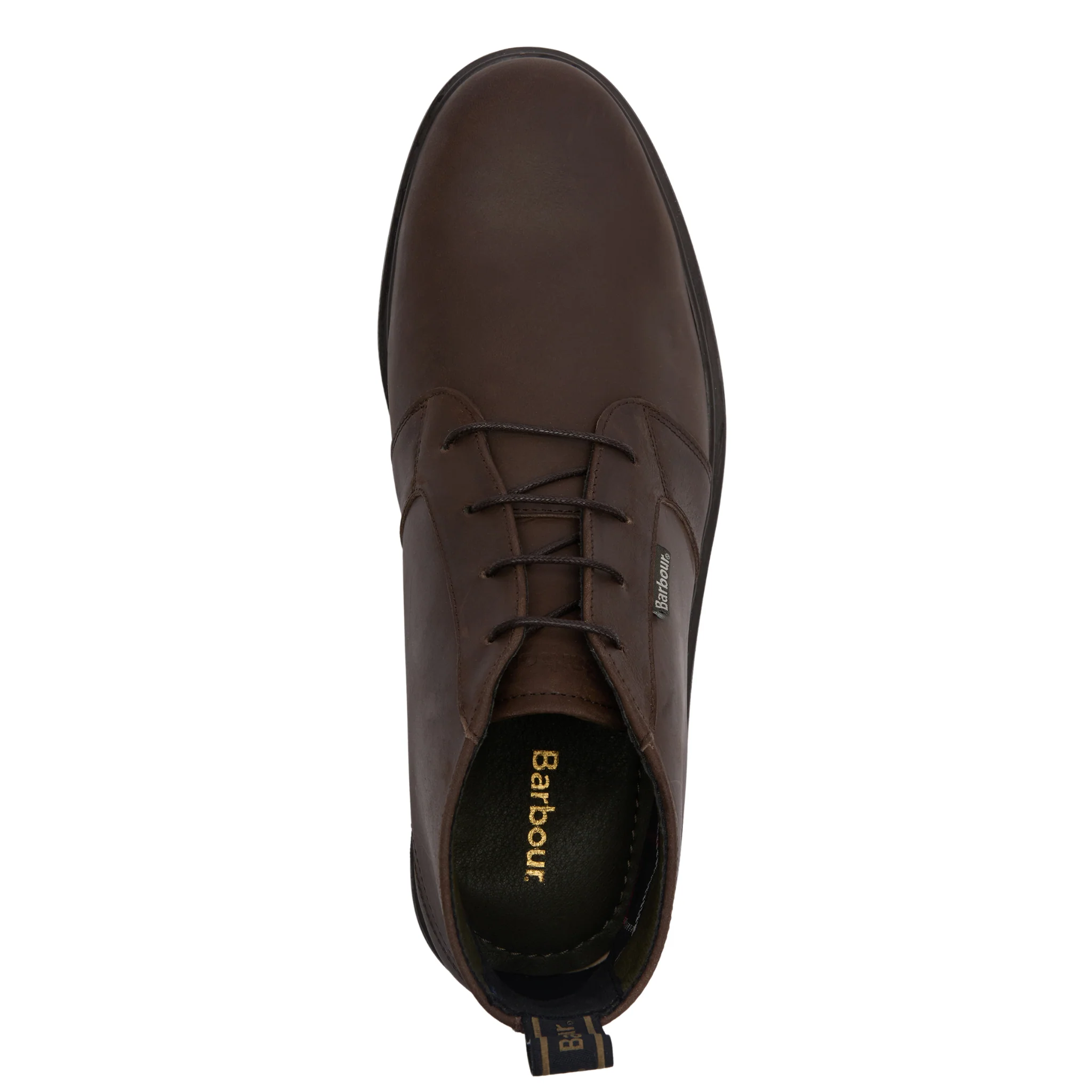 Mens Barbour Dark Brown Meays Chukka Boots - Image 7
