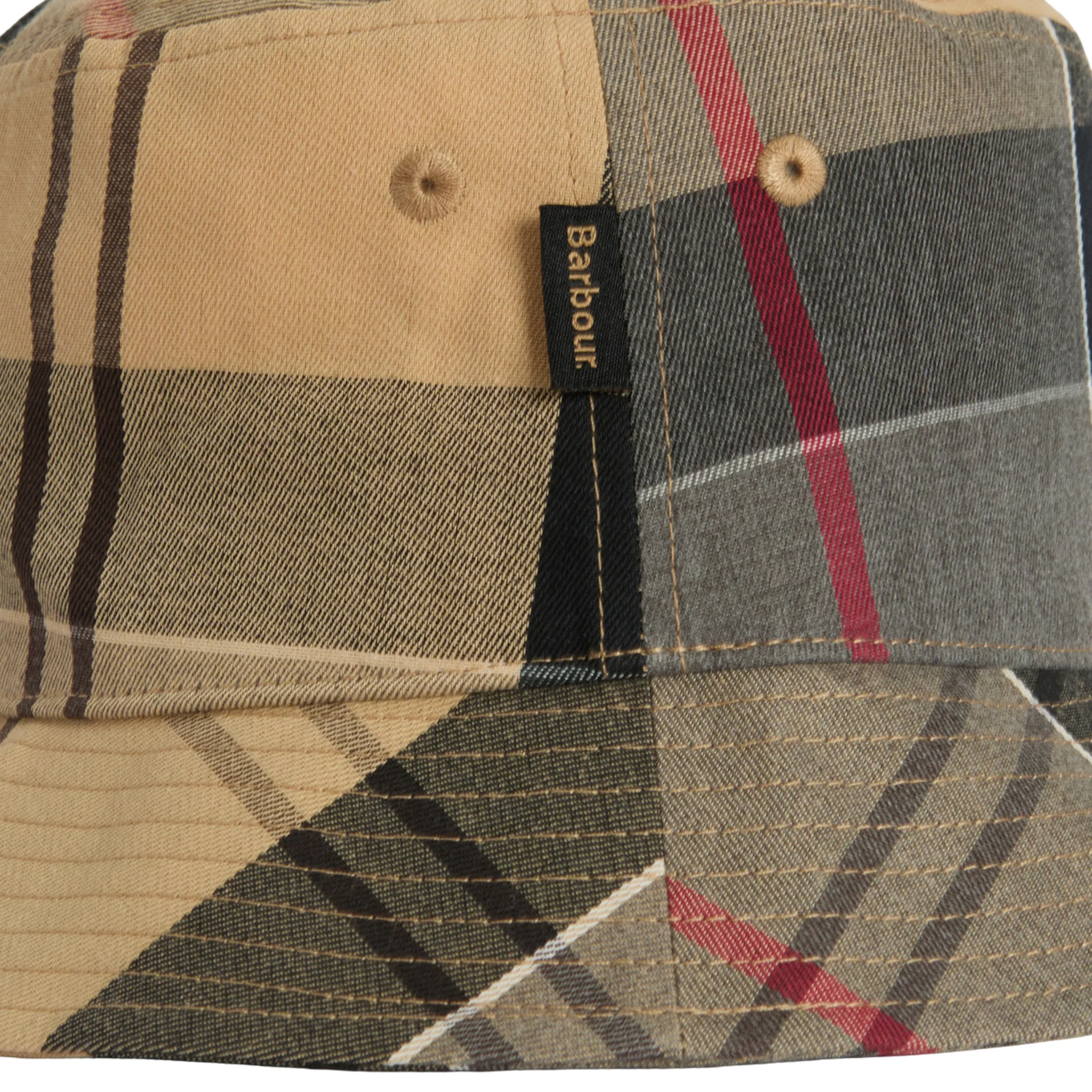 Mens Barbour Dress Tartan Telfield Bucket Hat - Image 3