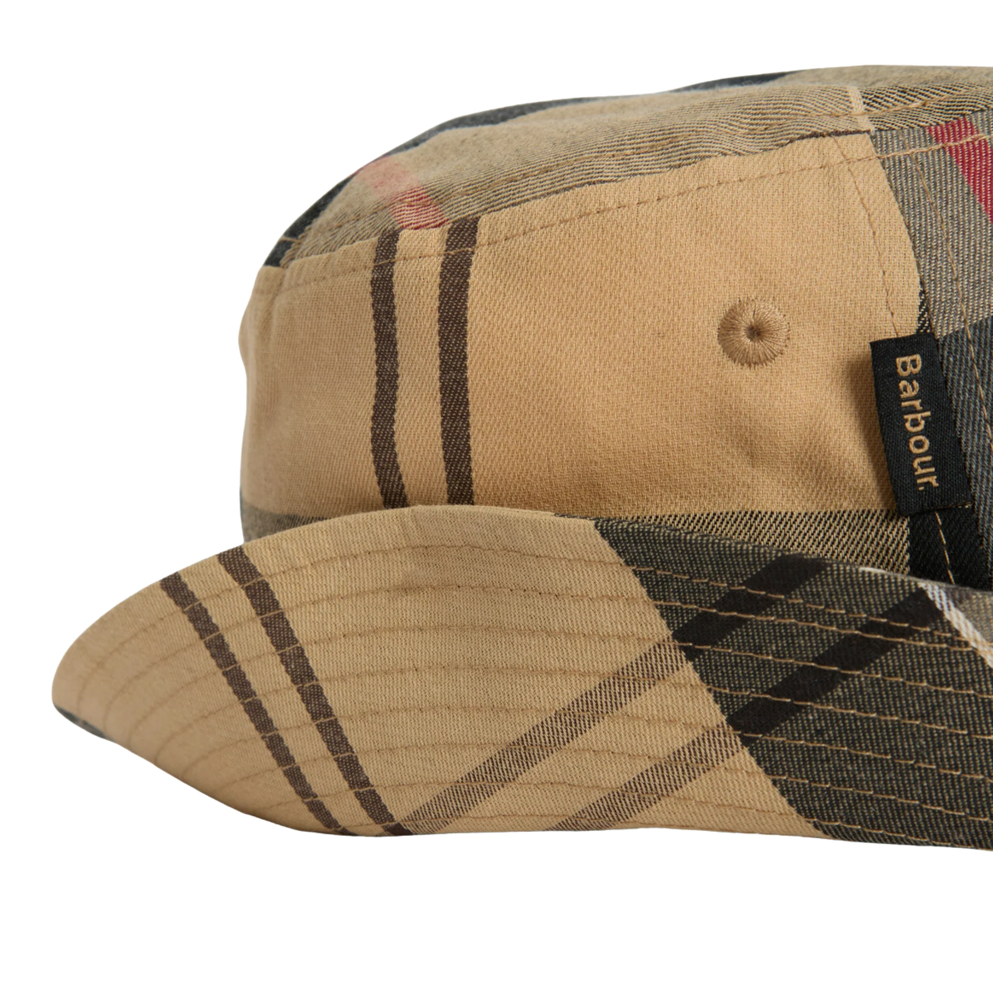 Mens Barbour Dress Tartan Telfield Bucket Hat - Image 4