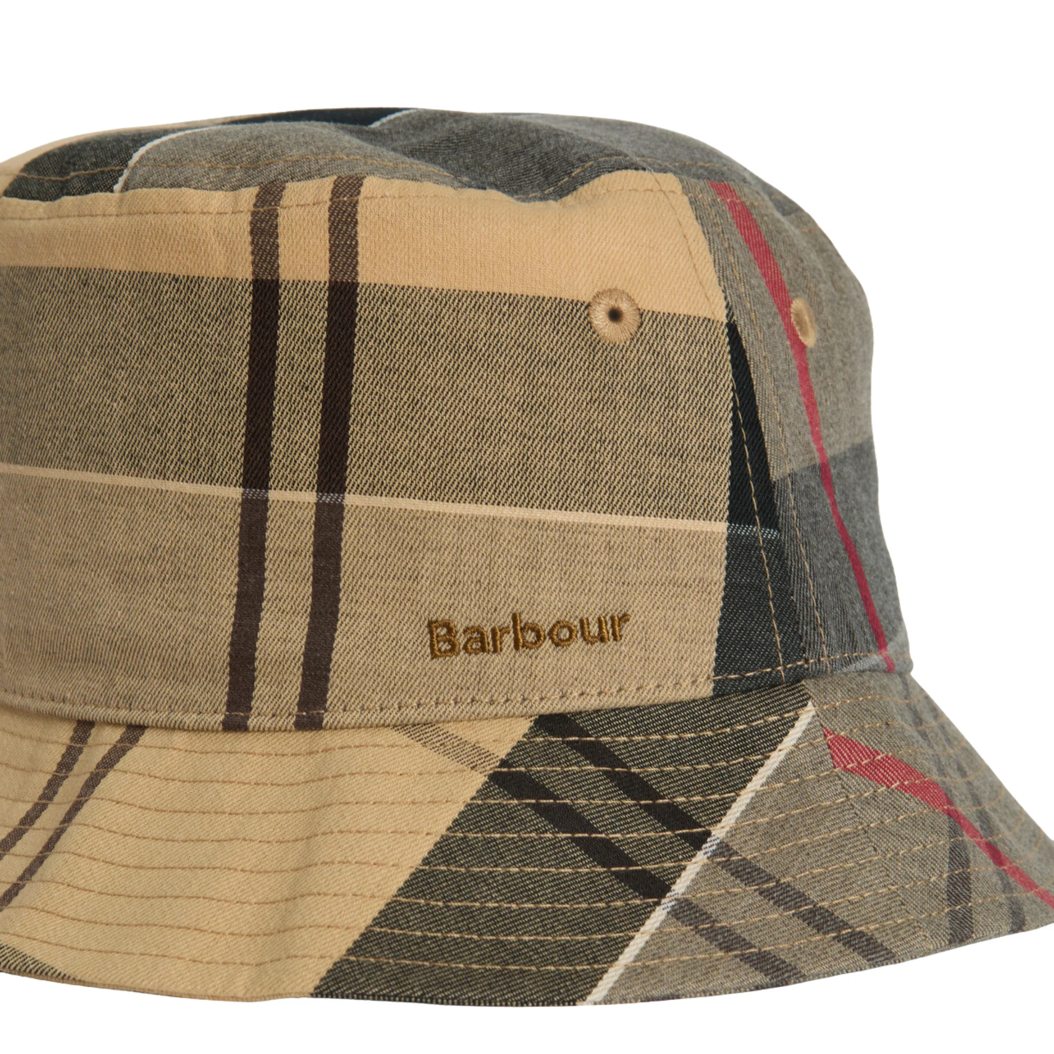 Mens Barbour Dress Tartan Telfield Bucket Hat - Image 6
